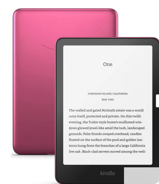 Kindle Paperwhite Signature Edition 2024 – Raspberry – Werbefrei – Premium E-Reader – A-Ware