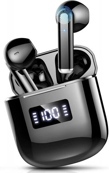 Bluetooth 5.3 In-Ear Kopfhörer mit ENC, 4 Mikrofonen, LED-Display & IP7 – Großhandel / Restposten