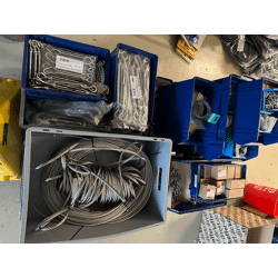 Karabinerhaken Drahtseil Drahtseilklemmen / -spanner Ketten Schäkel Palette 94-a