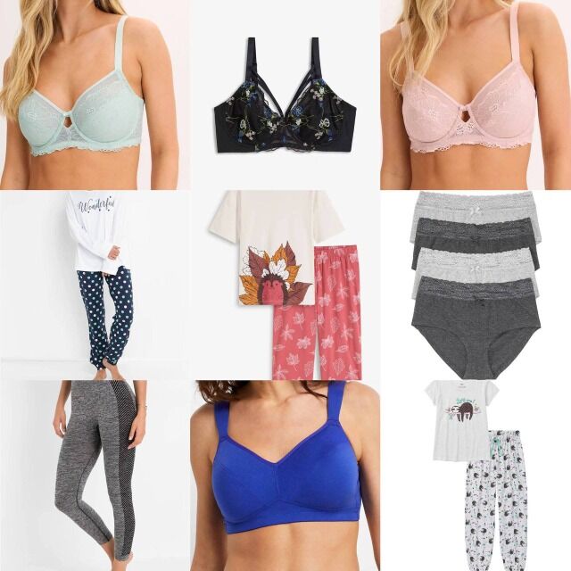 1,50 € Damenwäsche MIX aus deutschen Katalogen, BHs, Slips, Tops, Pyjamas & Bademode, Größen XS–XXXL, neue Ware, weltweiter Versand