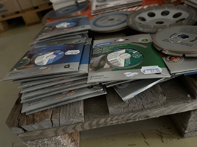 Diamantscheiben Trennscheiben verschiedene Größen Palette