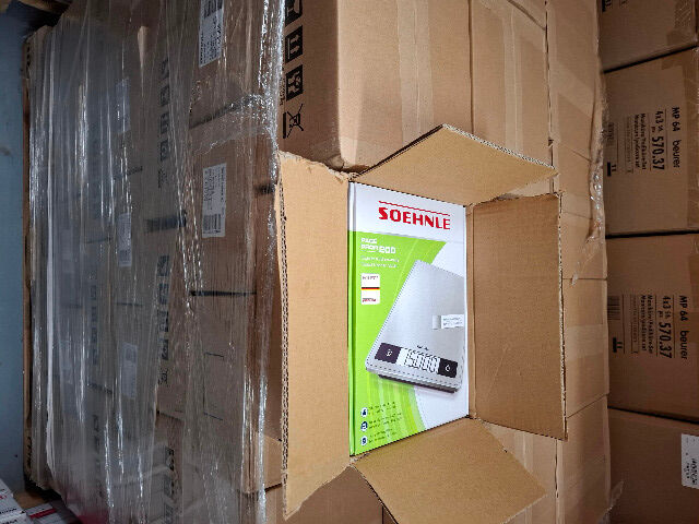 Großposten Soehnle Page Profi 200 Küchenwaage Silber – 370 Stück – Neuware OVP – Export möglich