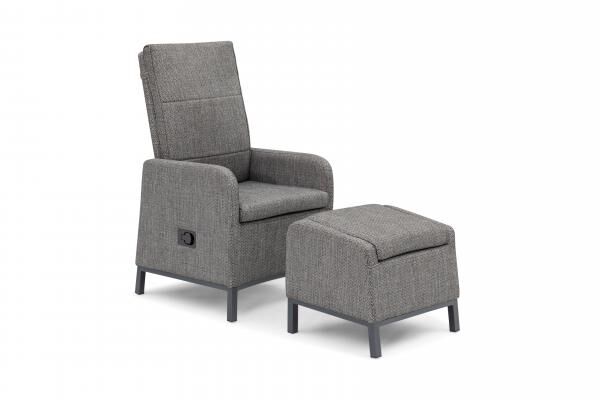 Riga – Relaxsessel mit Fußhocker