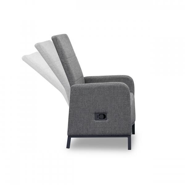 Riga – Relaxsessel mit Fußhocker