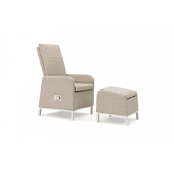 Riga – Relaxsessel mit Fußhocker