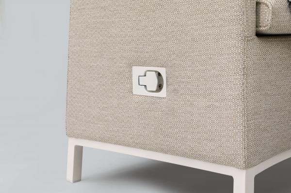 Riga – Relaxsessel mit Fußhocker