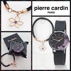 Damenarmbanduhr mit Armband von Pierre Cardin