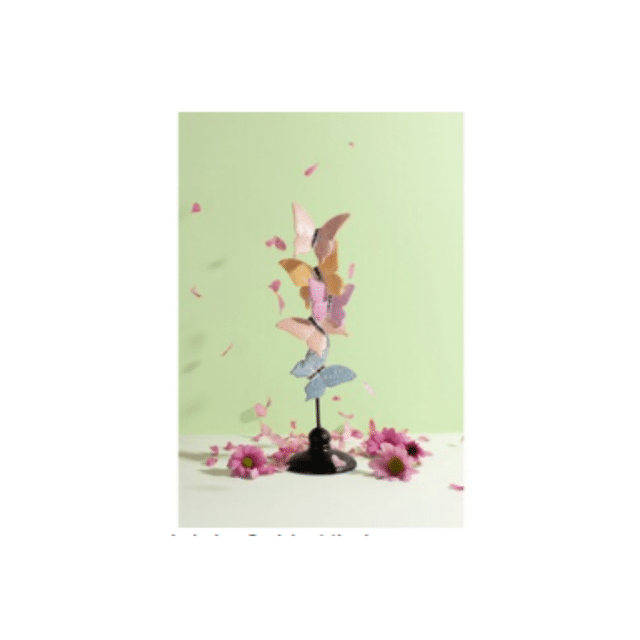 Deko-Stab Schmetterling Dekoration Wohnaccessoire Tischdeko Zuhause Accessoire Stabfigur Fensterdeko Restposten