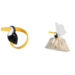 Tütenverschluss Beutelclip Tukan Beutelverschluss Clipverschluss Aufbewahrungsclip Frischhalteclip Küchenclip Restposten