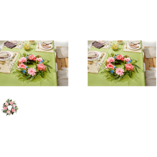 XXL-Sommerkranz Deko Kranz Blumenkranz Dekoration Floraler Geschenk Deko Blumen Kunstblumen Restposten