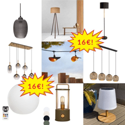 16 € Lampen Mix internationaler Marken, Kategorie A/B/C, Tisch-, Hänge-, Stand- und Dekolampen, Mindestabnahme ab 25 Stück, Lagerware DE