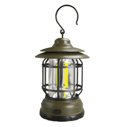 Retro Campinglampe COB LED Batterien