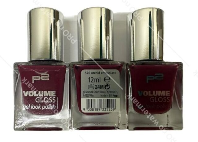 Kosmetika Marke.Brand P2 Nagellack Volume Glos Gel Look Polish