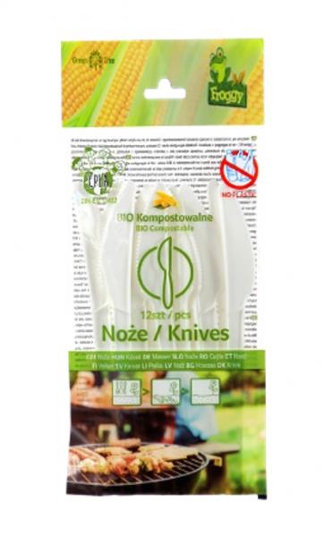 FROGGY Bio kompostierbare Messer 12 Stück.