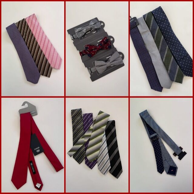 Mix aus Krawatten und Fliegen