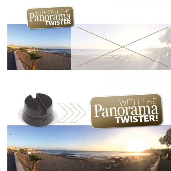 Drehbarer Telefonständer Schwarz/Schwarz