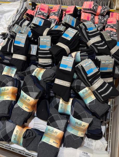 BLEUR MEN 5-pack Premium Socken Baumwoll – Komfortabler Softbund, für Herren 