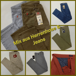 Men's pants and jeans mix