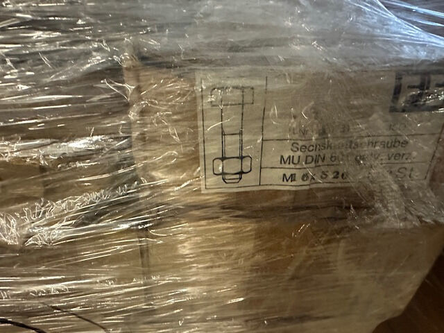 Sechskantschrauben Muttern Scheiben sortiert galvanisch verzinkt Palette 201