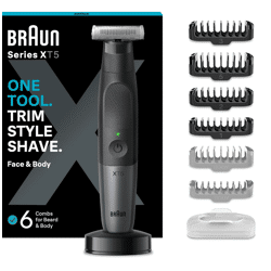 Braun XT5300 Trimmer – Präziser All-in-One Trimmer für Bart & Körper – Neuware
