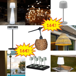16 € Lamp mix category A/B/C from Germany, well-known brands, table, pendant and floor lamps, decorative designs, minimum order 25 pcs.