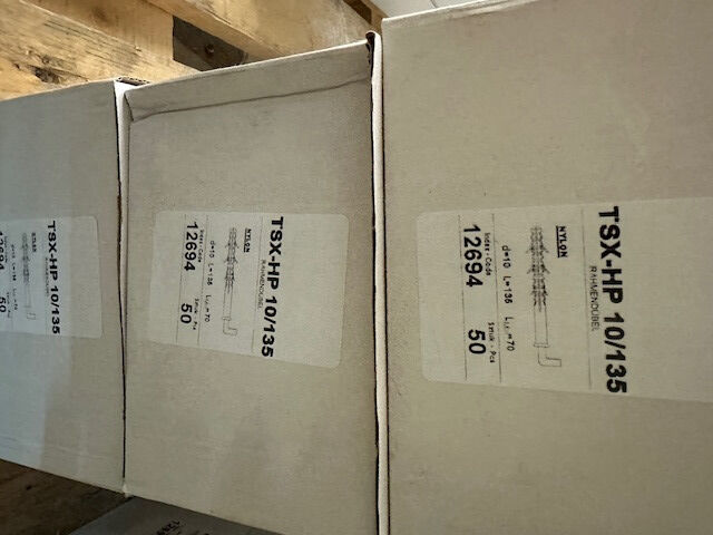 Winkelhaken Schrauben mit Dübel bis zur Größe 10 x 135 mm Palette 227