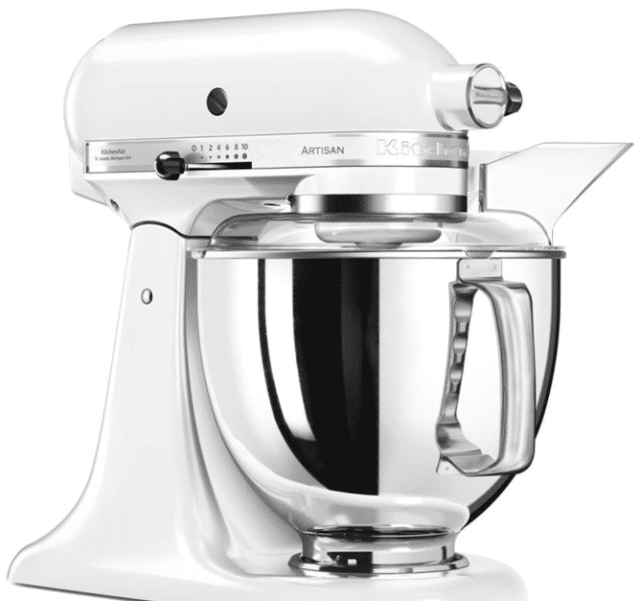 KitchenAid 5KSM175PSEWH Küchenmaschine – Leistungsstarke Design-Küchenmaschine – Neuware