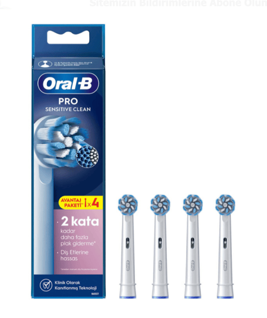 Oral-B EB60-4 Ersatzbürstenköpfe – Aufsteckbürsten für elektrische Zahnbürsten – Neuware