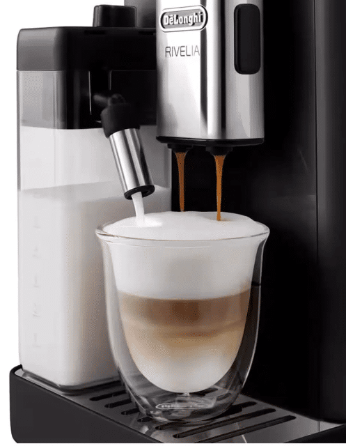 DeLonghi EXAM 440.55.B Kaffeevollautomat – Leistungsstarke Stand-Kaffeemaschine – Neuware
