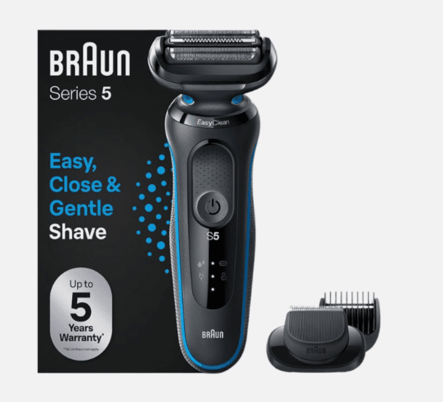 Braun Series 5 51-B1500S Herren-Elektrorasierer – Effizienter Rasierer für Männer – Neuware