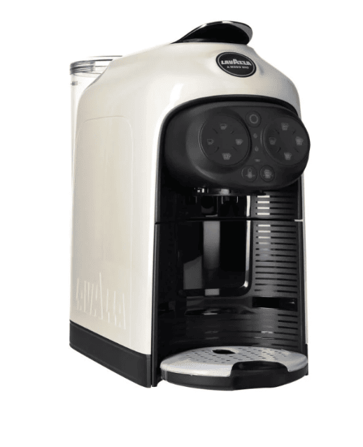 Lavazza LM950E DESEA WHCR Stand-Kaffeemaschine – moderne Kapsel-Kaffeemaschine für Espresso und Kaffeespezialitäten. Elegantes Design in Wei