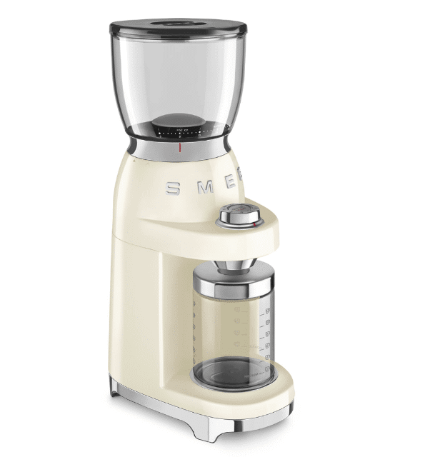 Smeg CGF11CREU Kaffeemühle Creme – Hochwertige elektrische Kaffeemühle – Neuware