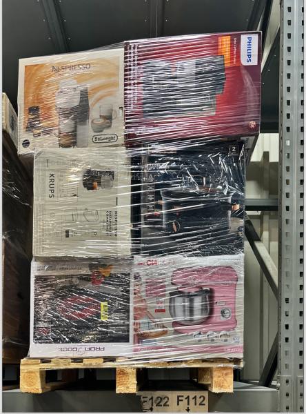 Amazon Kundenretouren Händlerpalette (17 Stk.) Ninja/LG/AEG/Philips/Nespresso/Vacmaster – ungeprüft