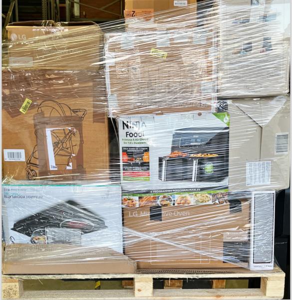 Amazon Kundenretouren Händlerpalette (17 Stk.) Ninja/LG/AEG/Philips/Nespresso/Vacmaster – ungeprüft