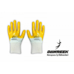 Work glove nitrile cotton 1 piece size 9-10