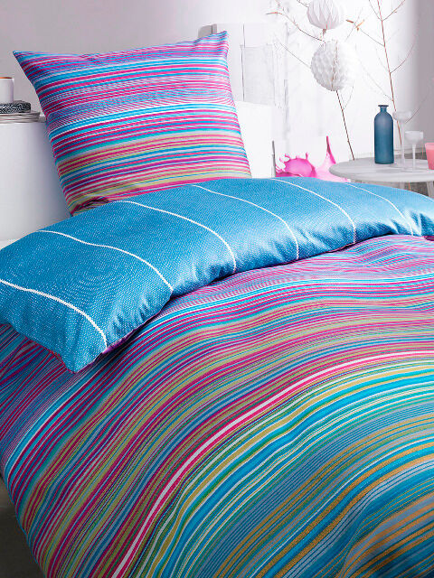 Luxuriöse Satinbettwäsche aus 100 % reiner Baumwolle