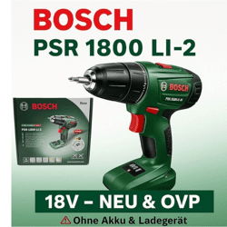 🛠️ Bosch PSR 1800 LI-2 – 18V Akku-Bohrschrauber – NEU & OVP ✅