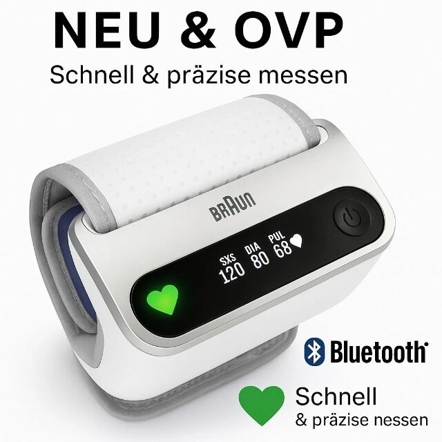Braun iCheck 7 BPW4500 – Handgelenk Blutdruckmessgerät – Bluetooth – NEU OVP