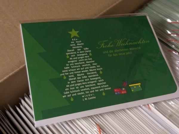 Grußkarten Weihnachtskarten Glückwunschkarten Restposten