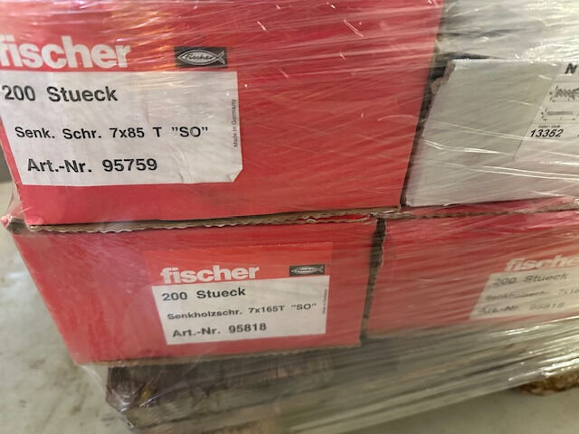 Hammerkopfschrauben Bolzenanker Upat Schwerlastdübel Ankerschrauben Palette 401