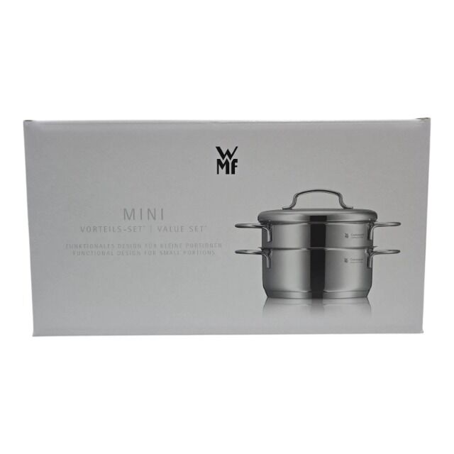 WMF Topfset Induktion Kochtopfset 5 Teilig Metalldeckel Mini Edelstahl
