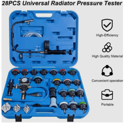 Kühlsystemtester Abdrückgerät Kühlsystem prüfen Drucktester 28 Teile Kühlmittel