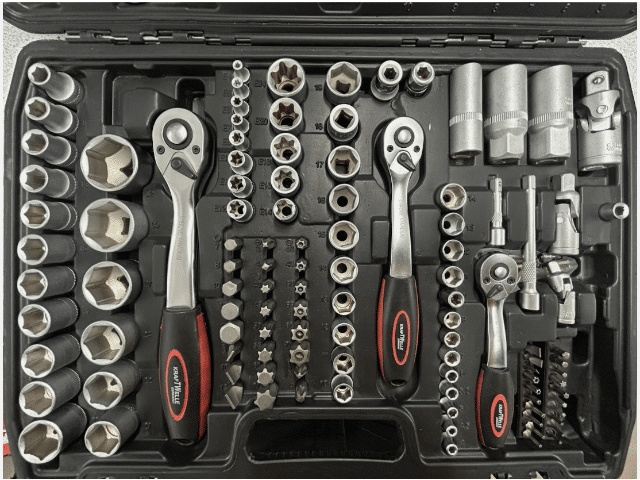 171 tlg. Werkzeugkoffer Ratschenkasten Nusskasten Stecknuss