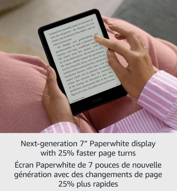 Amazon Kindle Paperwhite 2024 – Black – Werbefrei – E-Reader
