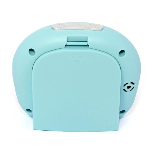 Kinderwecker, schleichende Sekunde, RUBBER FINISH, Repetition, Licht, buntes Zifferblatt, einfache Einstellung der Alarmzeit über Frontring