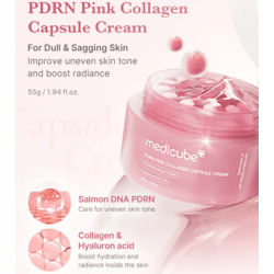 Medicube PDRN Pink Collagen Capsule Cream 55g – Anti-Aging Pflege – Neu