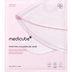 Medicube PDRN Pink Collagen Gel Mask – 4er Pack – Feuchtigkeit & Pflege