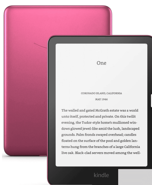 Kindle Paperwhite Signature Edition (2024) – Raspberry – Premium E-Reader – Neu