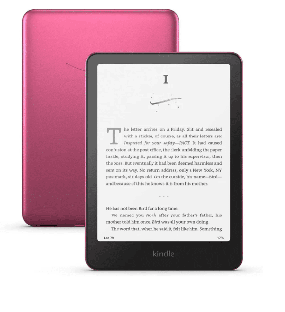 Kindle Paperwhite Signature Edition (2024) – Raspberry – Premium E-Reader – Neu