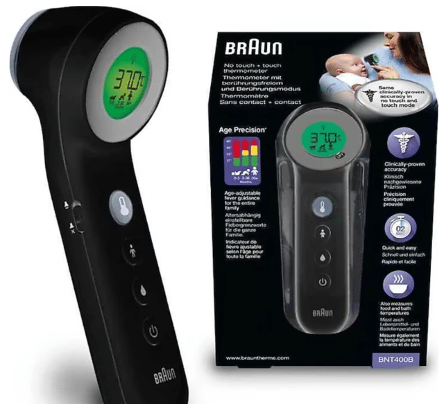 Braun BNT400BWE – No Touch + Stirnthermometer – Kontaktlos – Neu